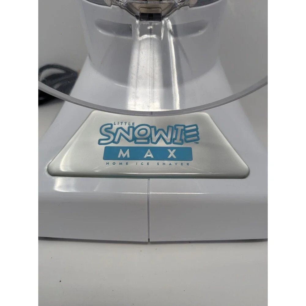 Snowie Little Snowie Max Home Ice Shaver Snow Cone Machine Tested Works White